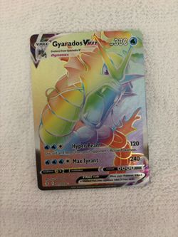 Pokémon TCG Gyarados VMAX 207/203 Rainbow Secret, Evolving Skies