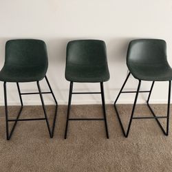 Set Of 3 Barstools