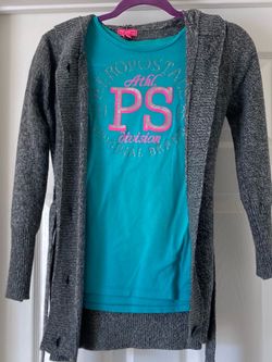Tshirt and pullover jacket for girl