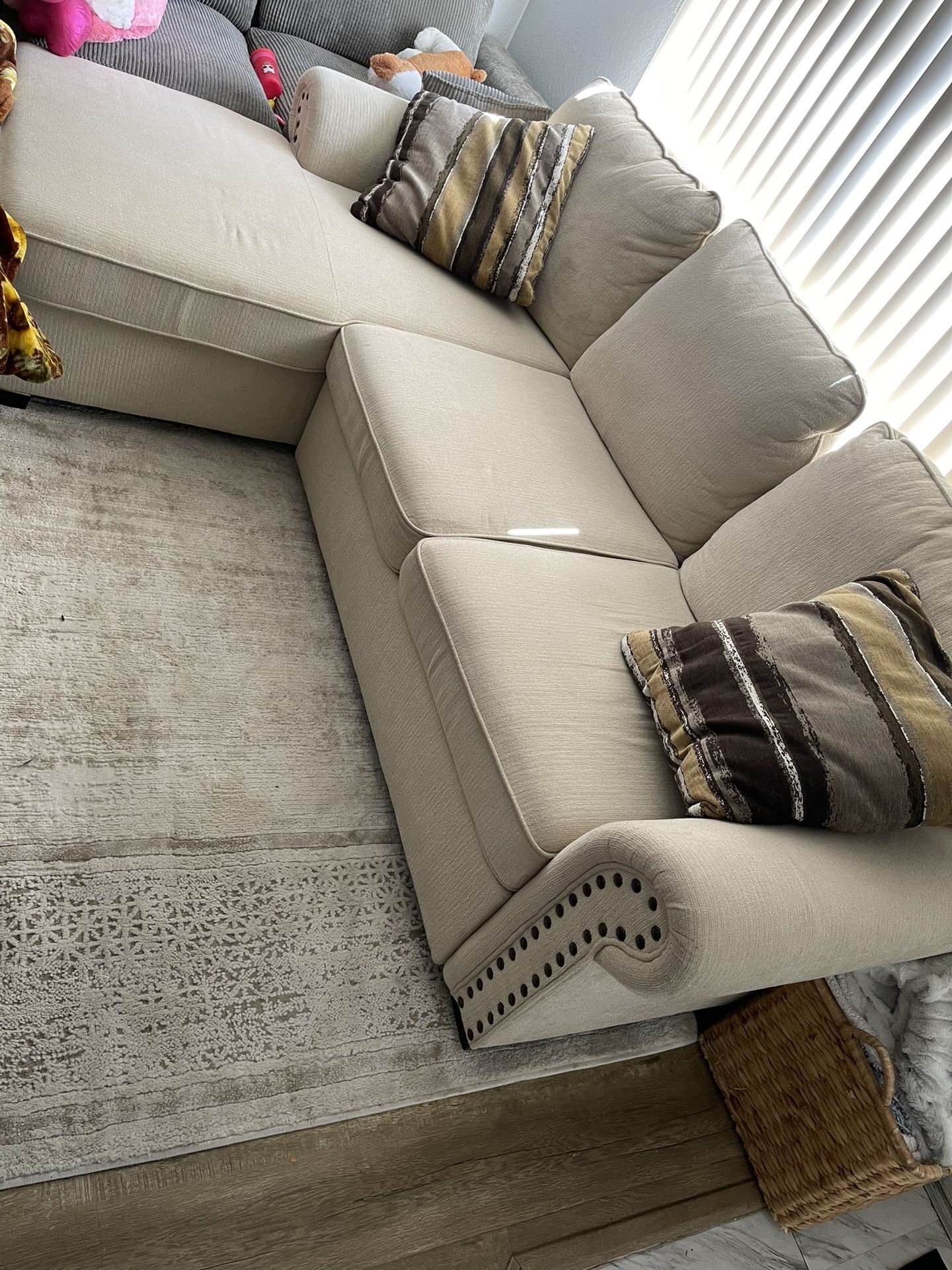 Cream Sleeper Couch