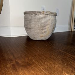 Intentionally unfinished gorgeous plant pot
