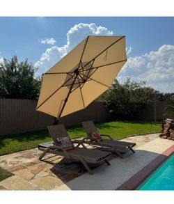 New in box Allen Roth patio umbrella