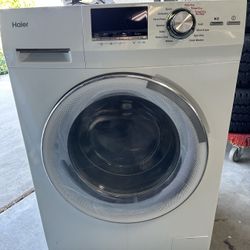Haier Combo Combination 2 In 1 Washing Machine And Dryer Laundry Combo Very Nice Shape 