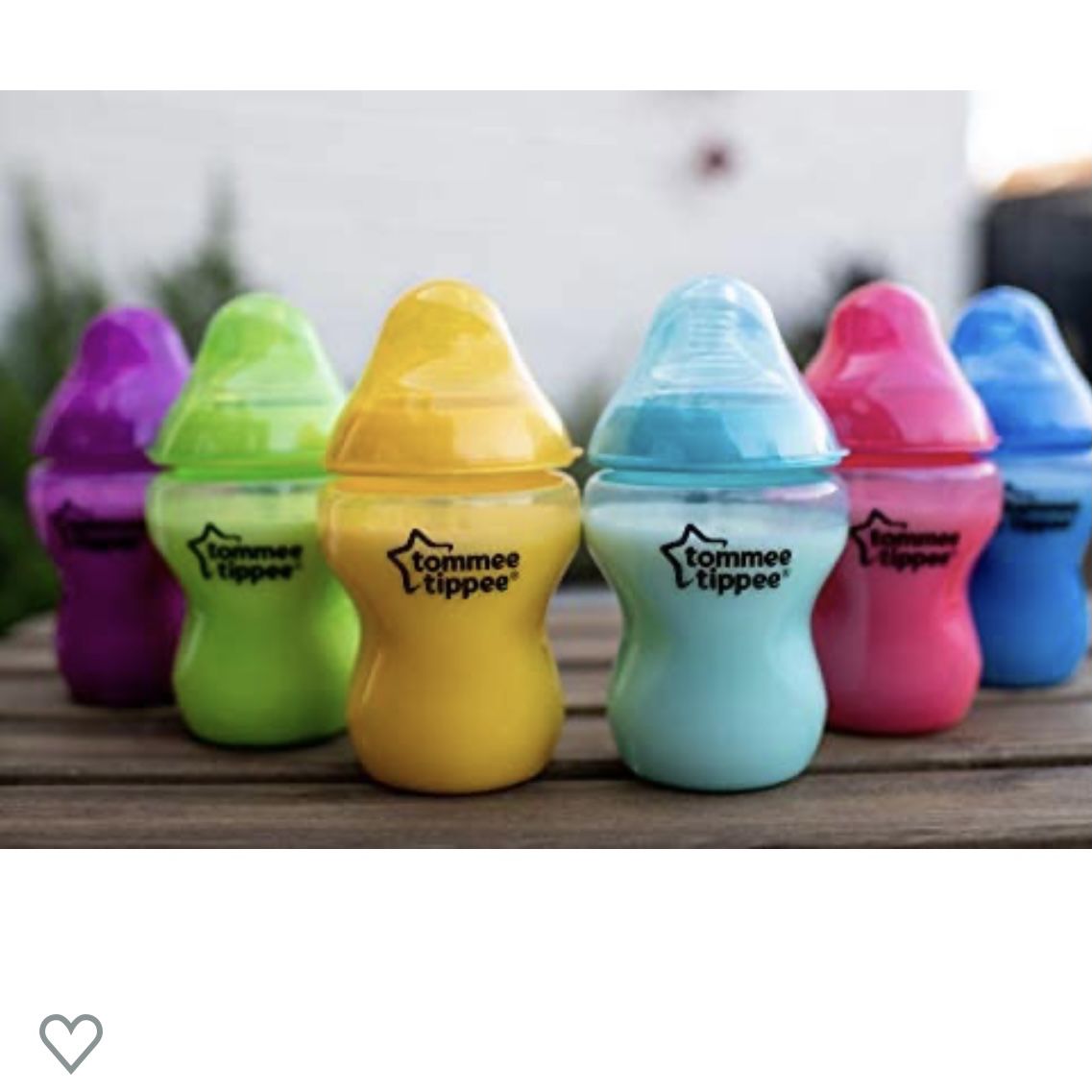 tommee tippee colored bottles Pack Of 6