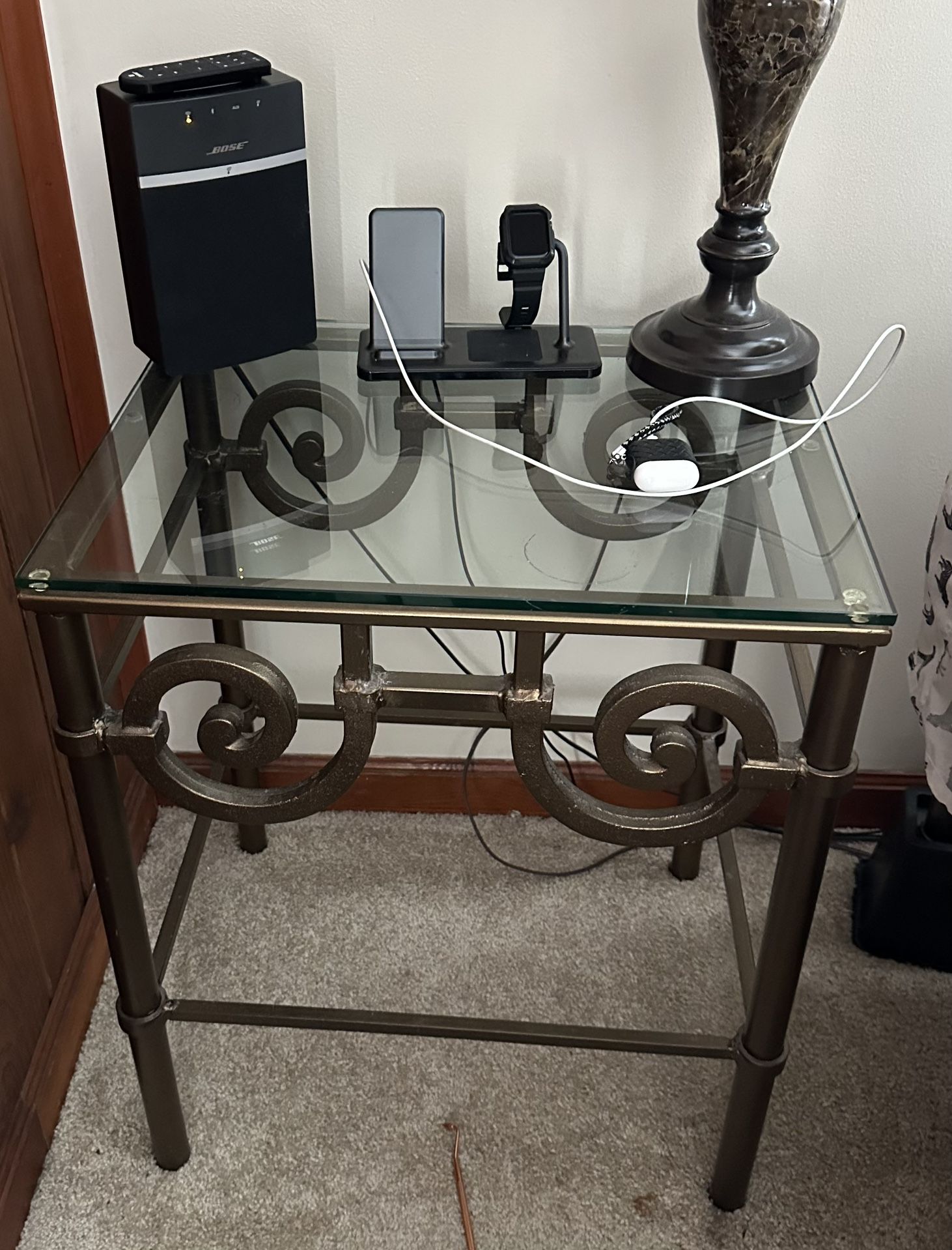 IRON KING π BED & IRON Night Stand