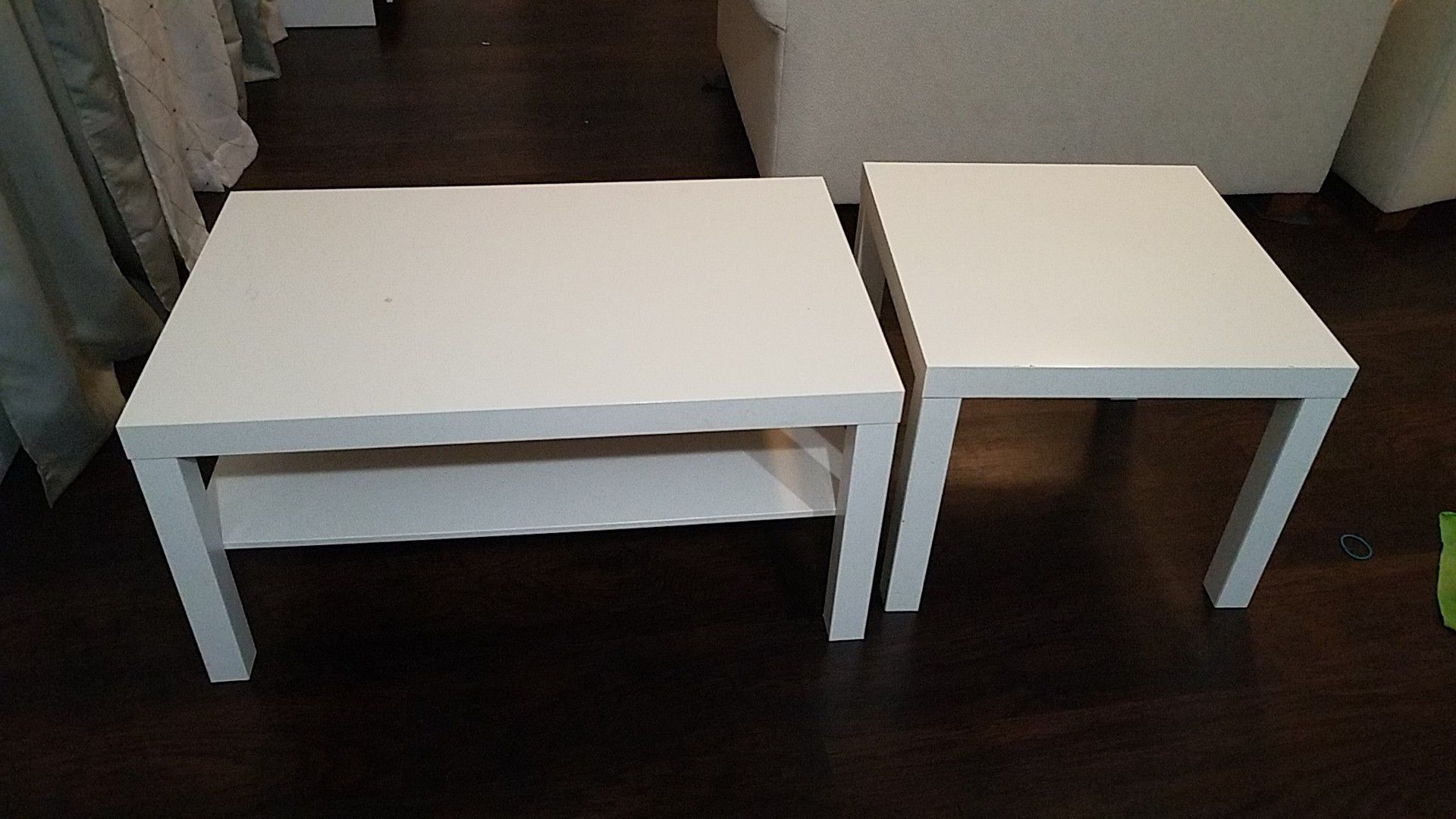 Ikea center and end Table