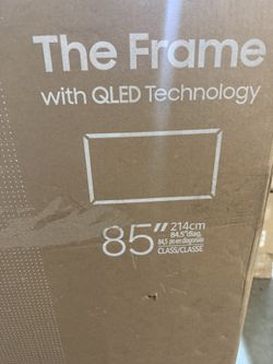 SAMSUNG 85-Inch Class QLED 4K LS03D The Frame Series Quantum HDR Smart TV w/Dolby Atmos, Art Mode, Anti-Reflection, Customizable Frame, Slim Fit Wall 