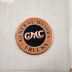 Gmc Trucks General Motors Metal Sign 