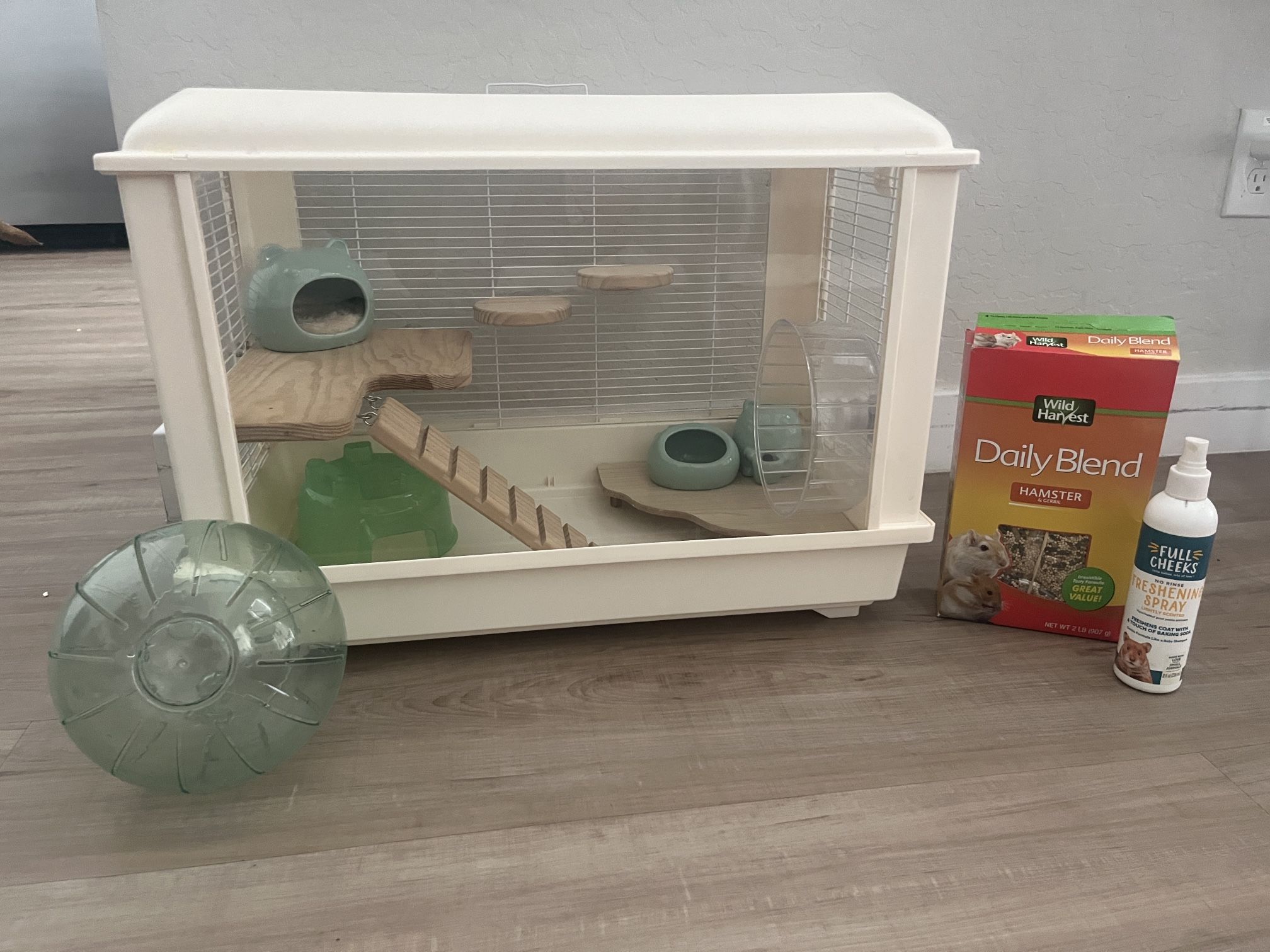Hamster Cage And Accessories 