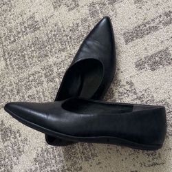 Vince Lex Womens Leather Pointed Toe Ballet Flats Size 9 