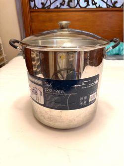 Tramontina 22QT Stainless Steel Stock Pot