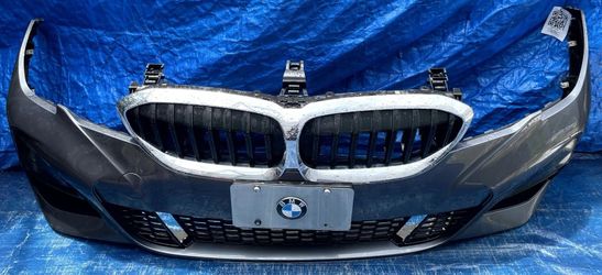 OEM PART 2019 2020 2021 BMW G20 330i FRONT BUMPER COVER ASSEMBLY W/ PARK ASSIST GRAY (B39)