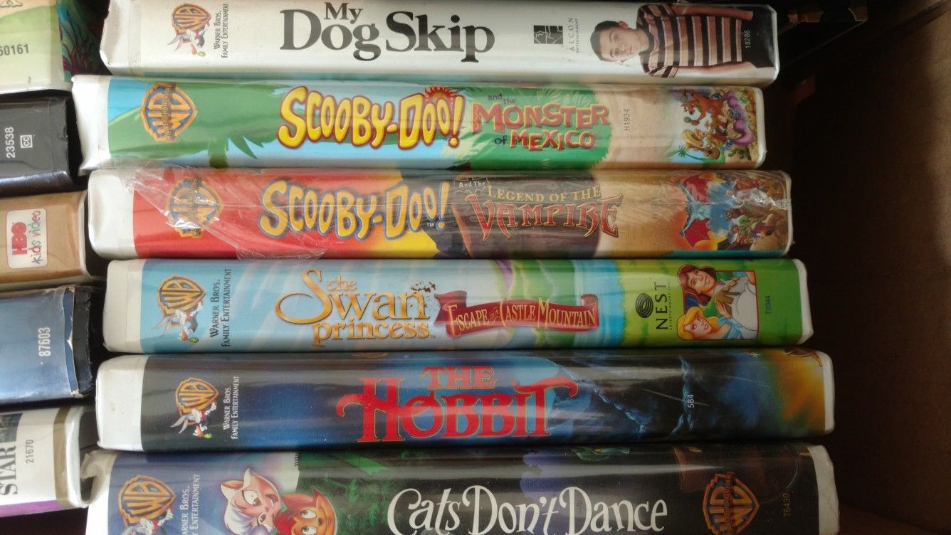 Warner Bros VHS kids movies