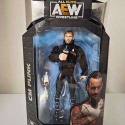 CM PUNK AEW FIGURE