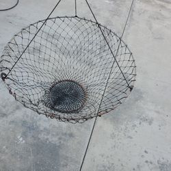 Heavy duty pier crab or fish net and beach rod holder (Free)
