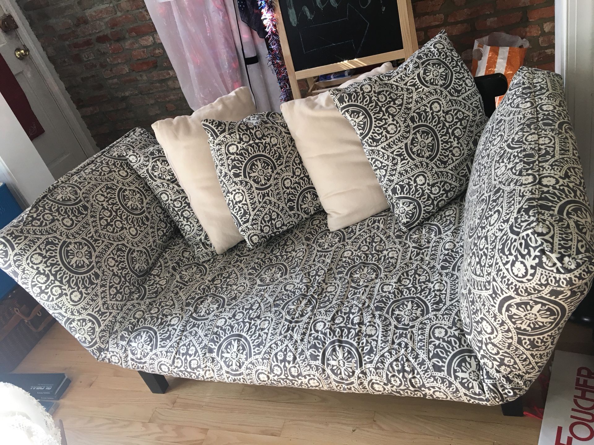 World market futon with new cover