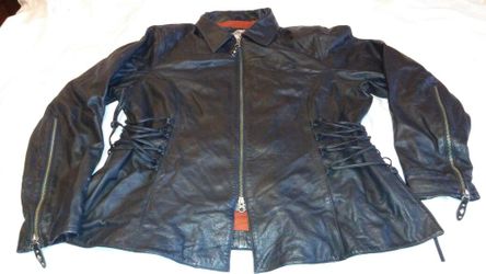 Ladies Harley Davidson Leather Coat