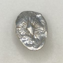 Vintage Sterling Silver Man Made Pendant 