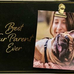 “Best Fur Parent Ever” Clip Frame Use with your own pictures! NEW