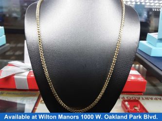 Fox Tail Chain - Yellow Gold 10k (.417) 6.9 grams 26 inch
