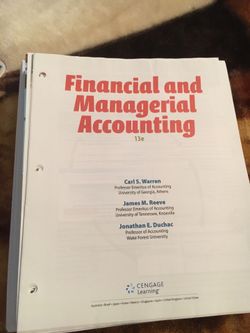 Financial and managerial accounting