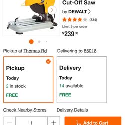 15 Amp Corded 14 in. Cut-Off Saw by DEWALT 