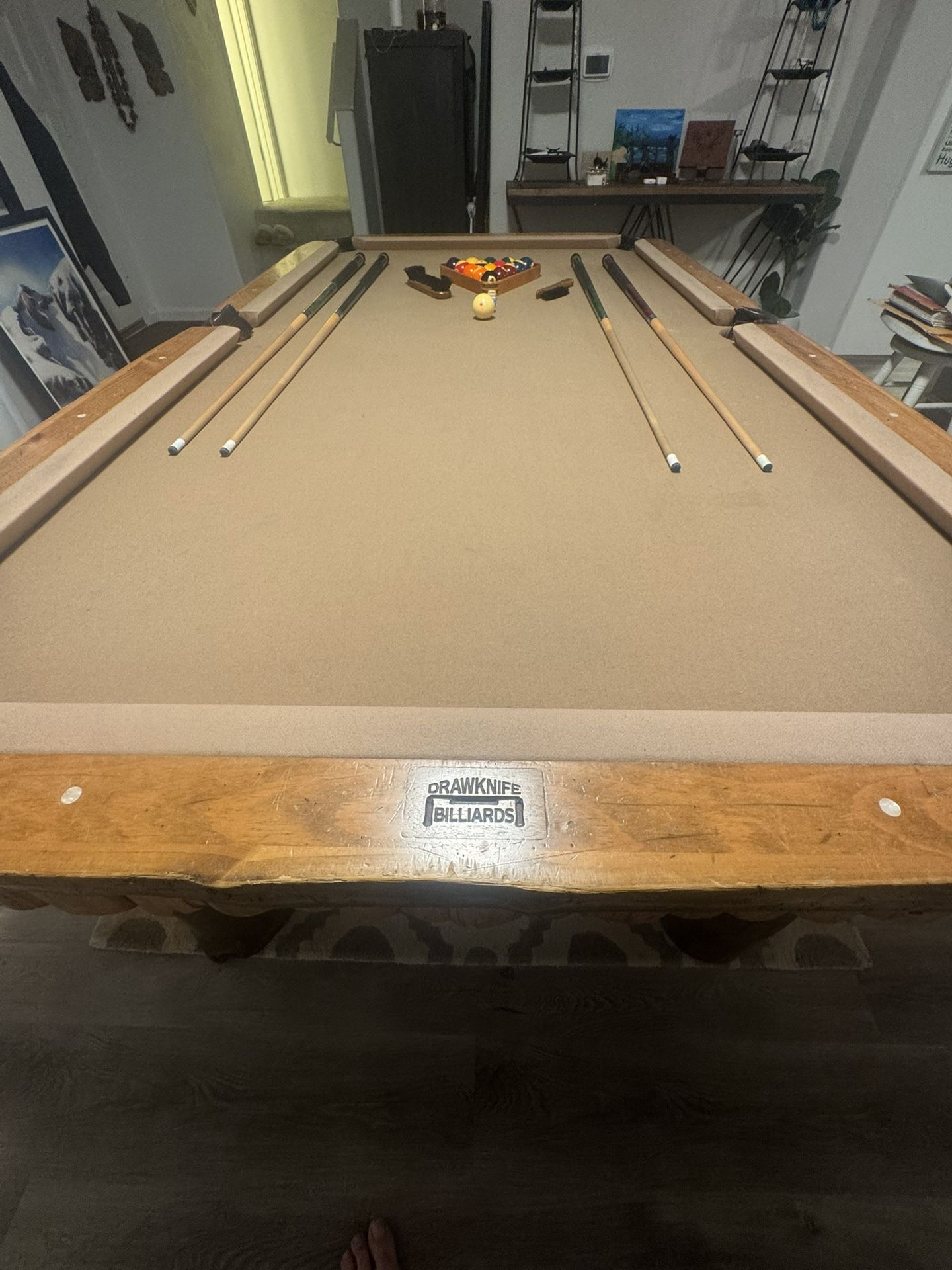 Pool Table - One Of a Kind. Handmade🤙🏻