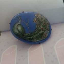 Vintage Peacock Brooch