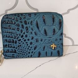 Crocodile calfskin wallet