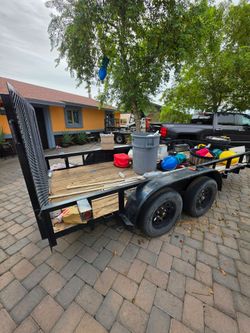 Tandem Axle Utility Trailer 7x14