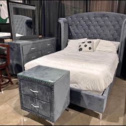 Brand new complete bedroom set- 0 interest finance available- FREE mattress with purchase. 