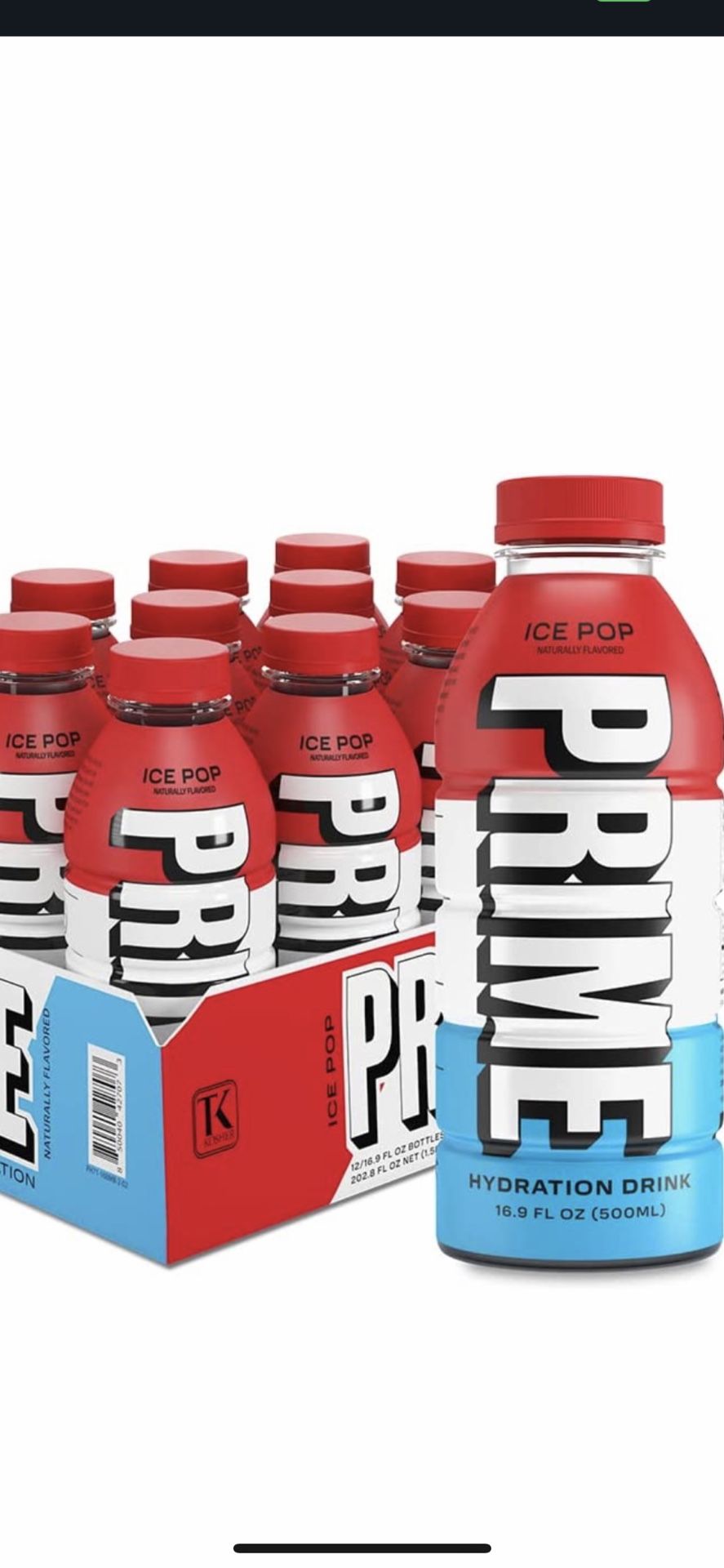 Prime Hydration Drink Popsicle Flavor Ice Pop $10 OBO