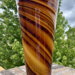Z Gallerie Vintage Hand Blown Glass Vase
