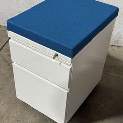 Rolling File Cabinet with Drawer Storage (Lockable)