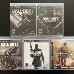 PlayStation 3 Call of Duty Games