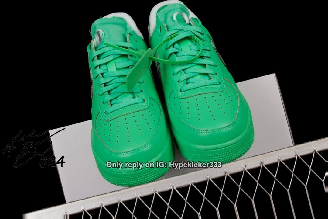 Force 1 Low Off White Nike Light Green Spark clean and neat sneaker for  Sale in Queens, NY - OfferUp