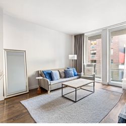 West Elm sofa-bed