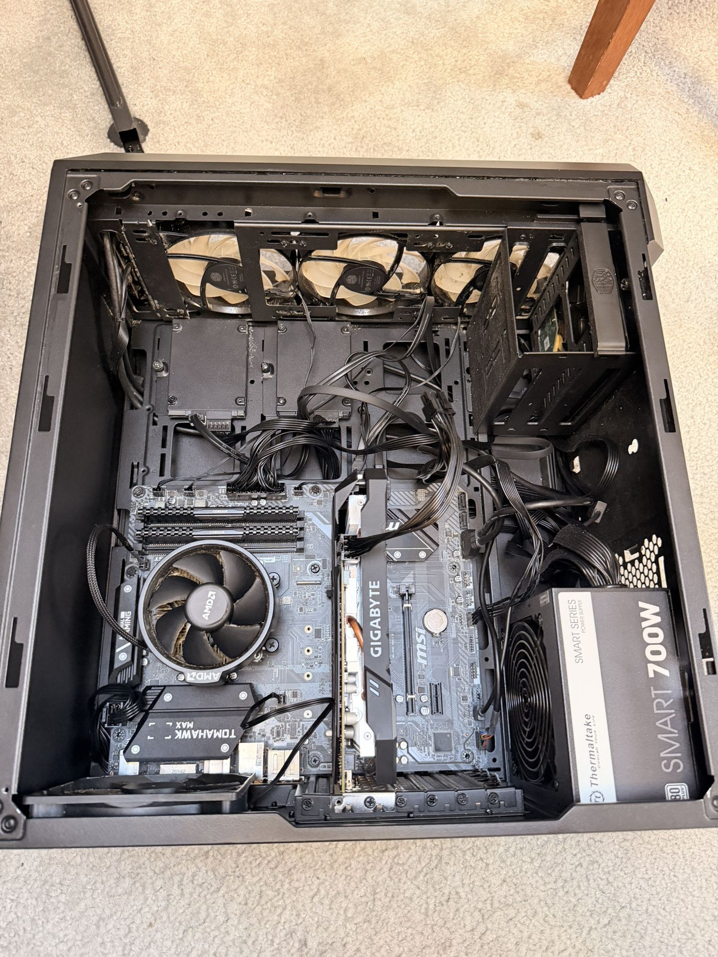 🖥️ Gaming PC – Ryzen 5 2600X / RTX 2060 / 32 GB DDR4 / Dual SSD + 1 TB HDD / MSI B450 Tomahawk MAX / 700 W PSU