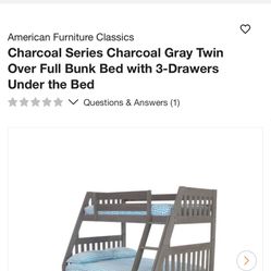 Bunk Bed, Full Bottom, Single Top