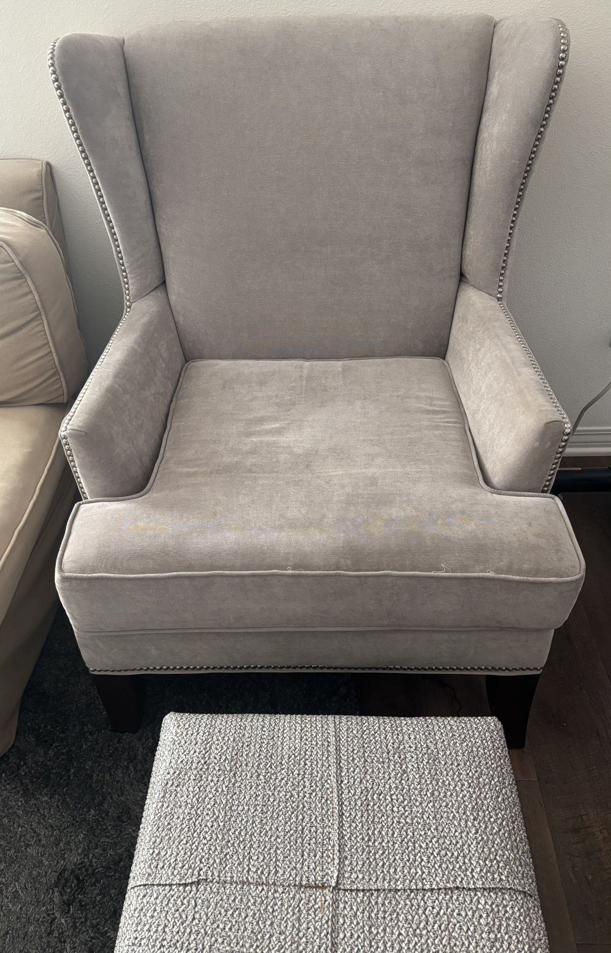 Indoor Lounge Chair + Ottoman