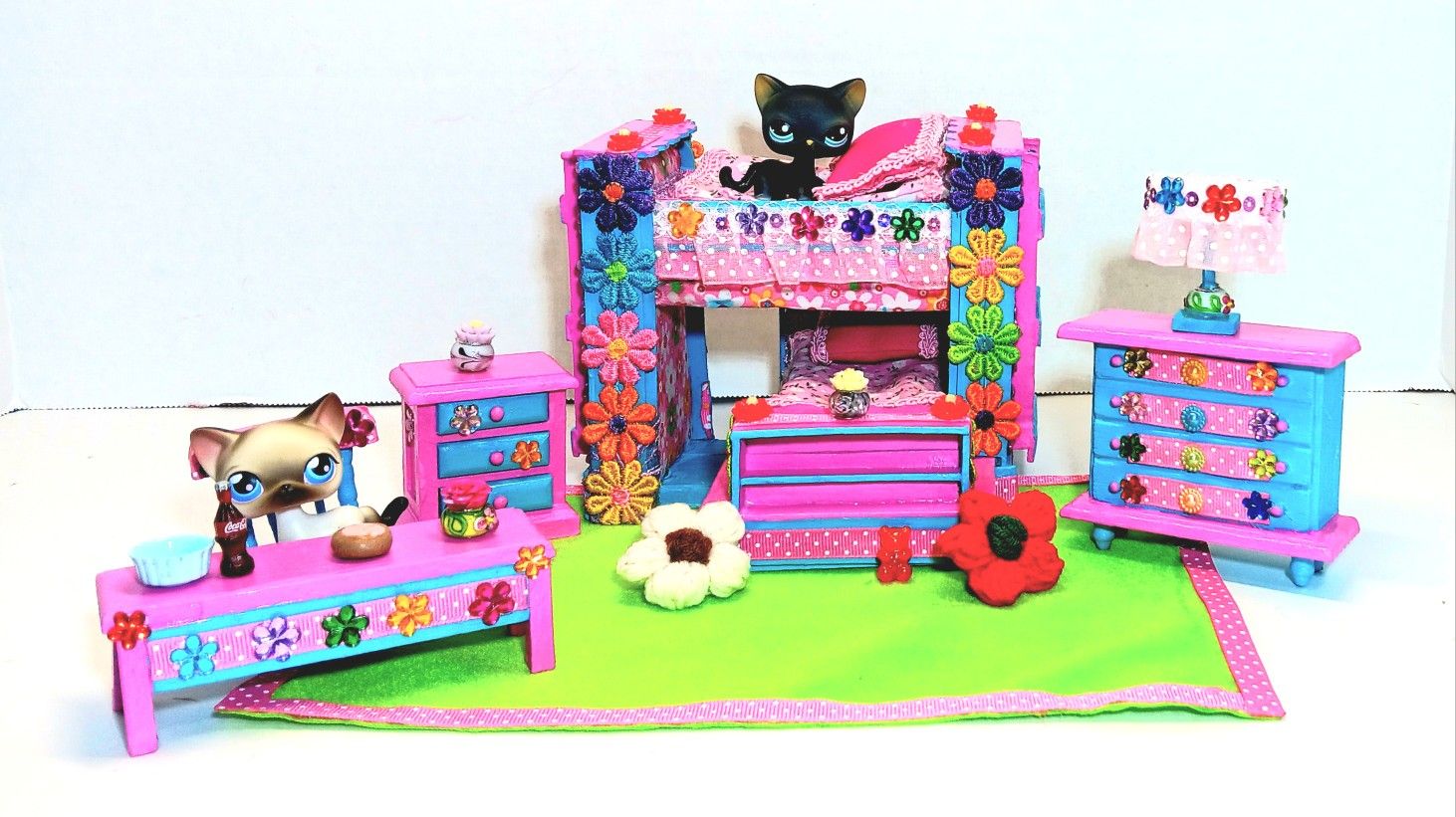 New Custom-made Littlest Pet Shop Heavy-duty Wooden Bedroom Set 