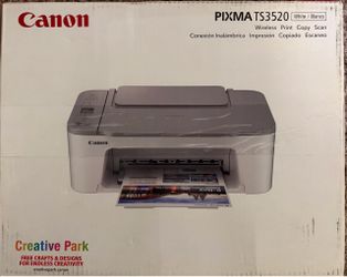 Canon PIXMA TS3520 Wireless All-In-One Printer - White Brand New In The Box