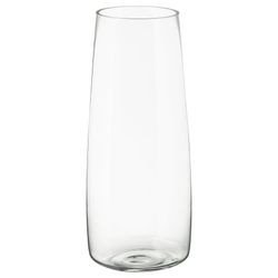 Tall Clear IKEA Glass Vase