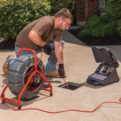Sewer camera for locating sewer and inspections