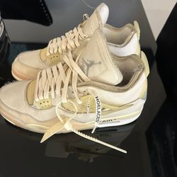Jordan 4 Off White Size 9 1/2 Men $1200 Obo Cash Only 