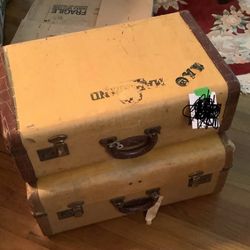2 Vintage Suit Cases