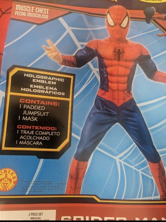 Spiderman Halloween Costume Size 4-6