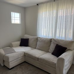 Cream Couch 8”x40’ (NO DELIVERY-Must Pick Up)