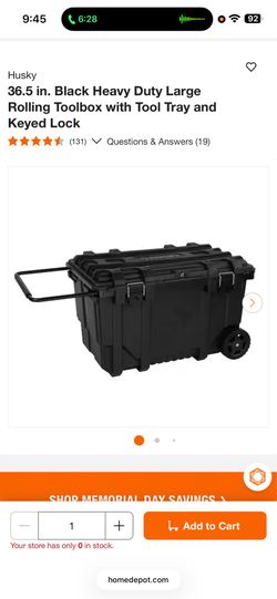 Heavy Duty Large Rolling Toolbox