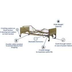 Hospital Bed Includes Mattress
